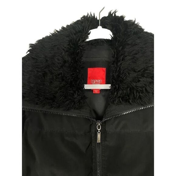 Vintage Esprit Black Quilted Best Women’s Size Small - Picture 2 of 8